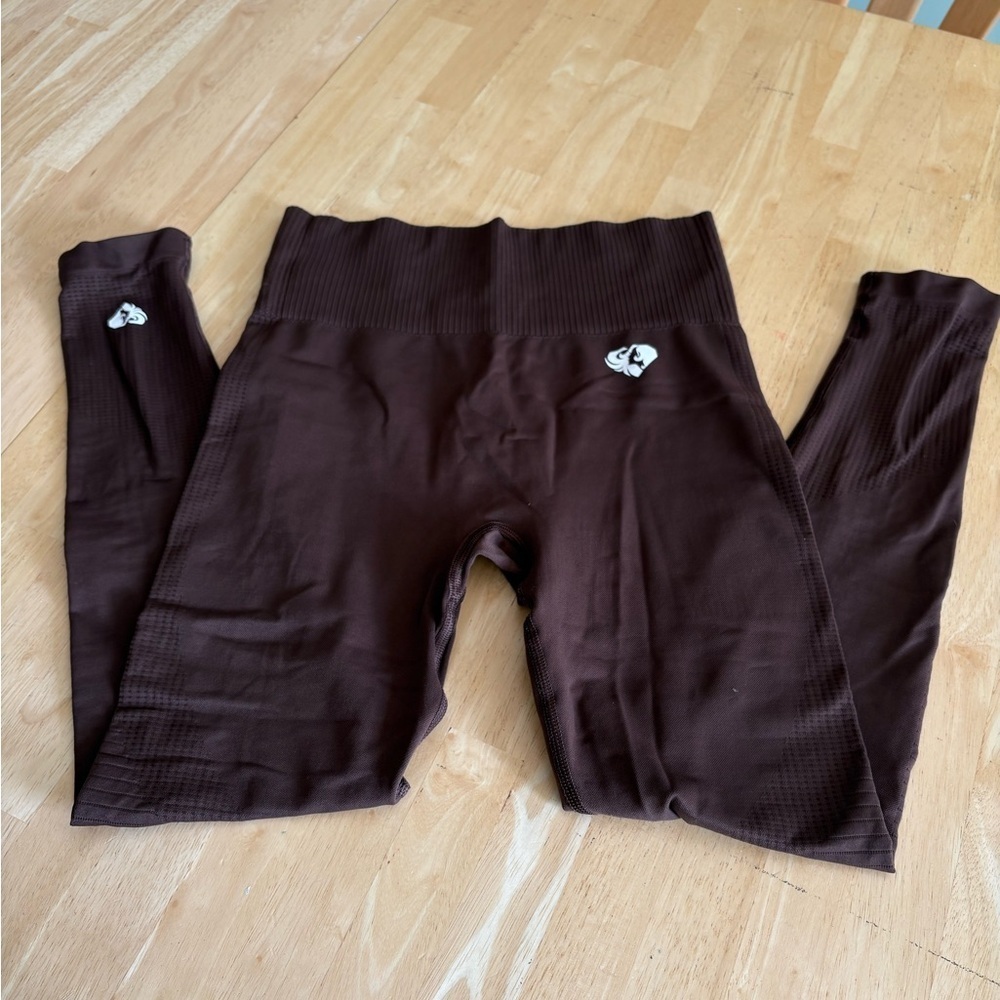 Women’s Best Power Seamless Leggings size small Chocolate brown